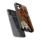 brown beasts back phone cover | glass case for nothing phone 2