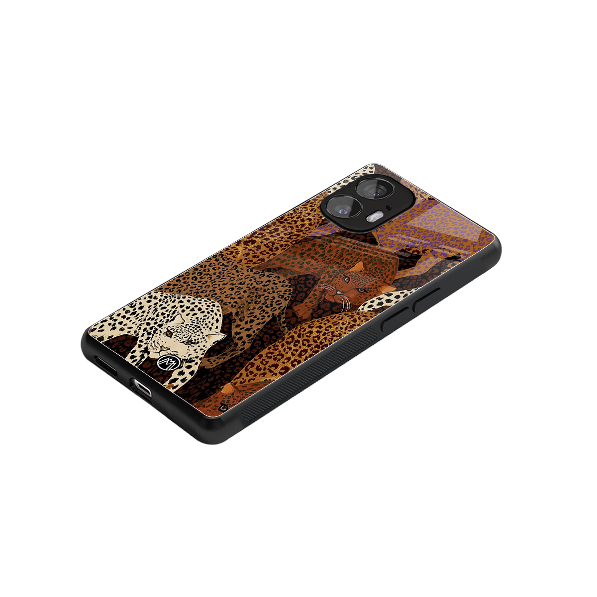 brown beasts back phone cover | glass case for nothing phone 2