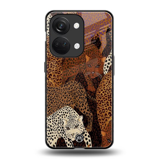 brown beasts back phone cover | glass case for oneplus nord 3