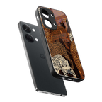brown beasts back phone cover | glass case for oneplus nord 3