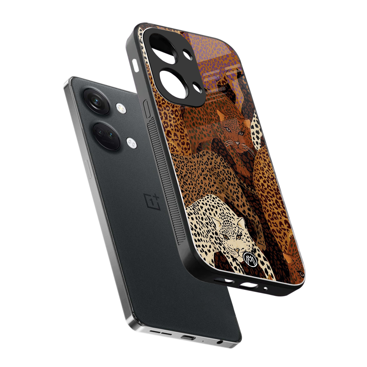 brown beasts back phone cover | glass case for oneplus nord 3