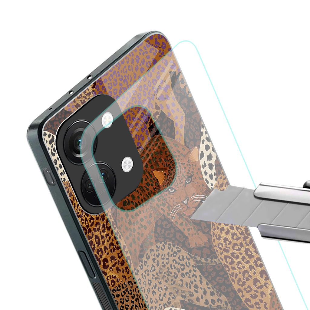 brown beasts back phone cover | glass case for oneplus nord 3