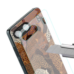 brown beasts back phone cover | glass case for oneplus nord 4