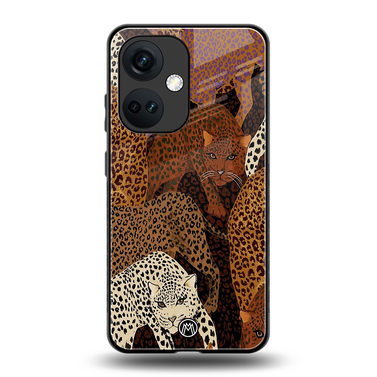 brown beasts back phone cover | glass case for oneplus nord ce 3