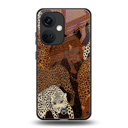 brown beasts back phone cover | glass case for oneplus nord ce 3