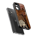 brown beasts back phone cover | glass case for oneplus nord ce 3