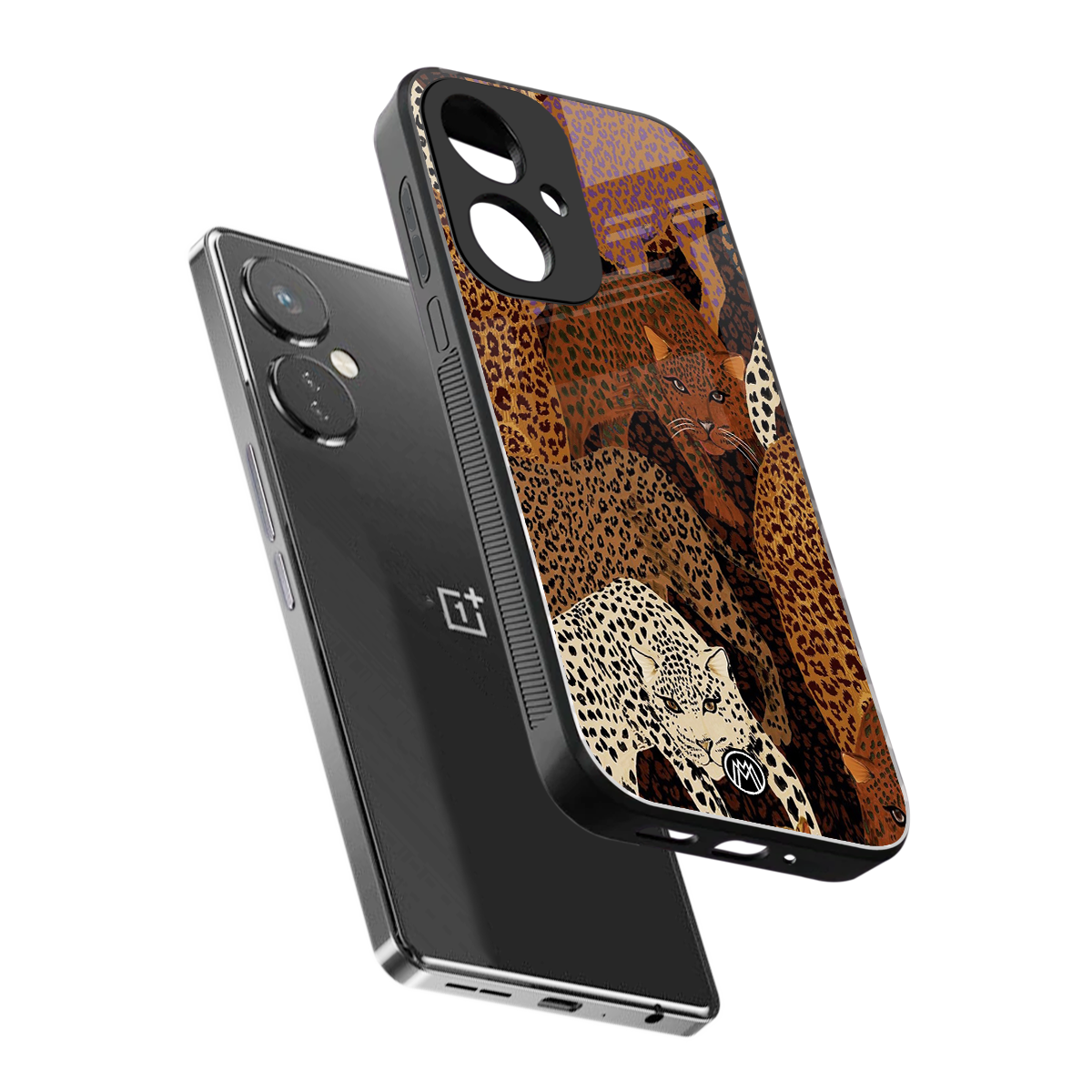 brown beasts back phone cover | glass case for oneplus nord ce 3