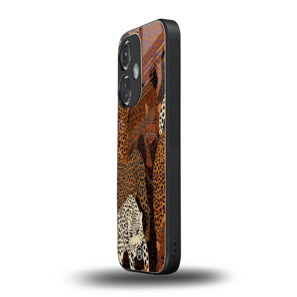 brown beasts back phone cover | glass case for oneplus nord ce 3