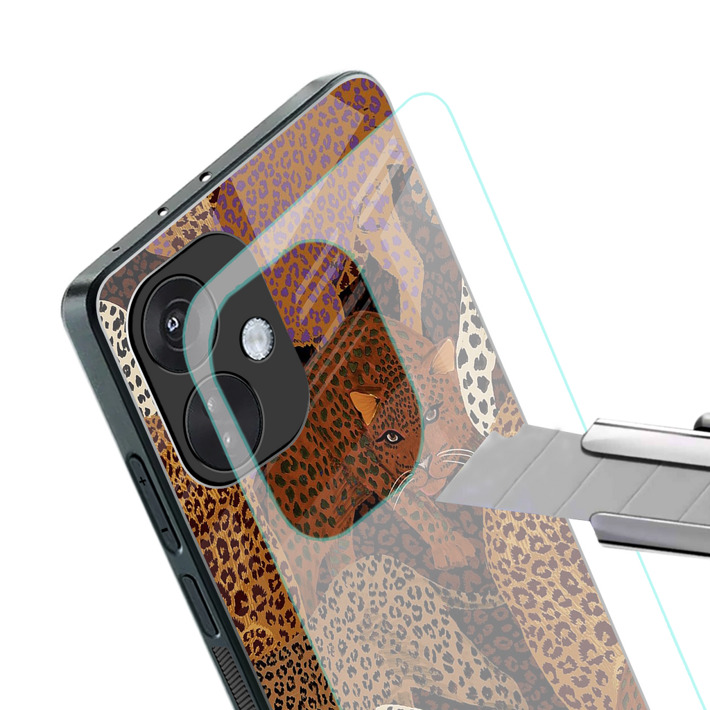 brown beasts back phone cover | glass case for oneplus nord ce 3