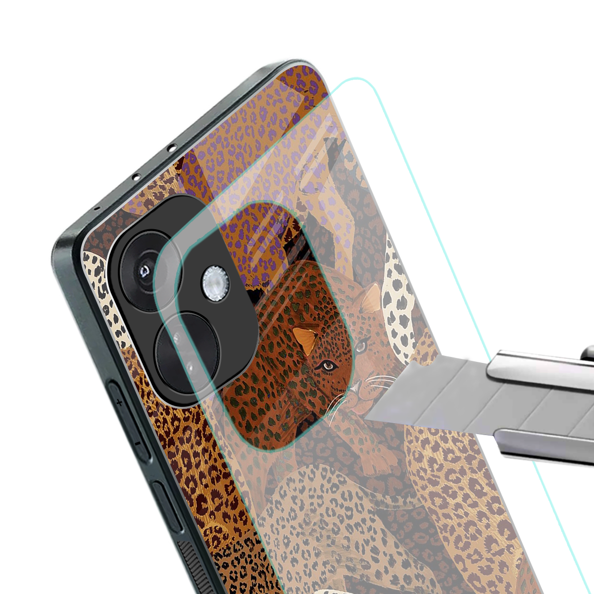 brown beasts back phone cover | glass case for oneplus nord ce 3