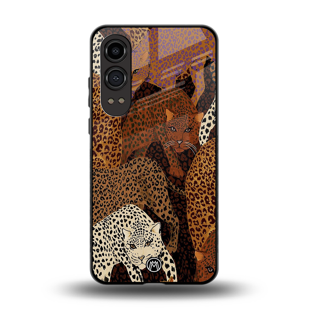 brown beasts back phone cover | glass case for oneplus nord ce 4 lite