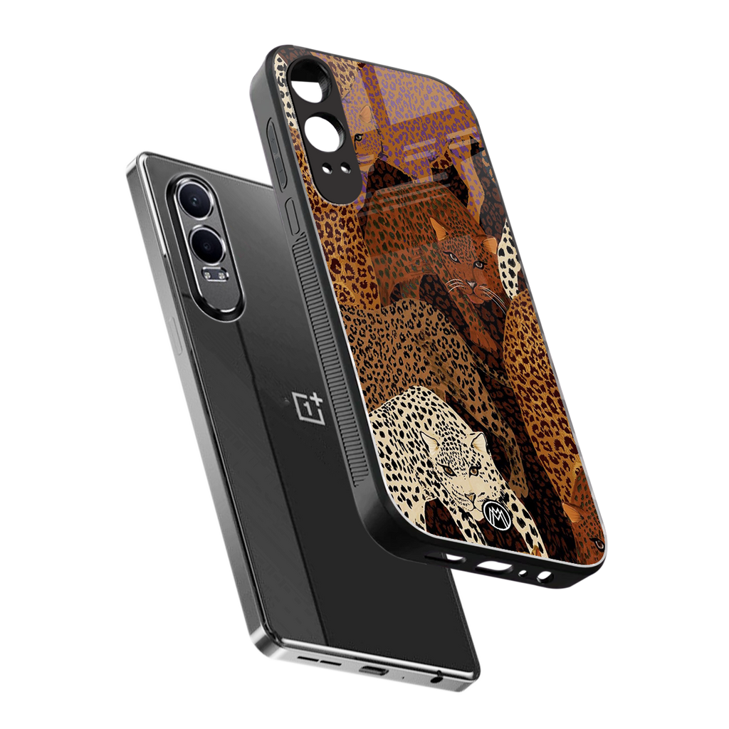 brown beasts back phone cover | glass case for oneplus nord ce 4 lite