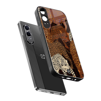 brown beasts back phone cover | glass case for oneplus nord ce 4 lite