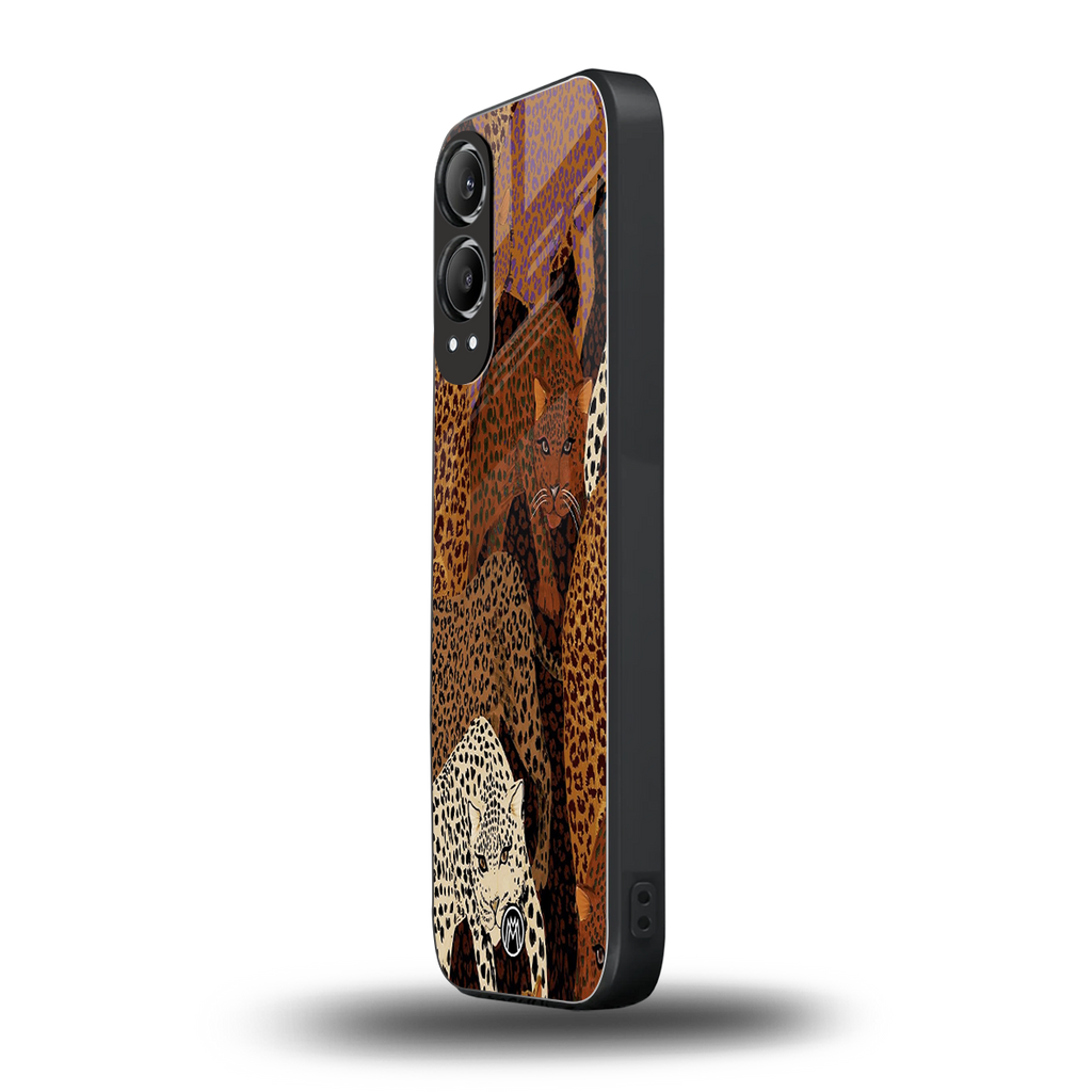 brown beasts back phone cover | glass case for oneplus nord ce 4 lite