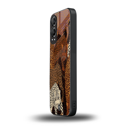 brown beasts back phone cover | glass case for oneplus nord ce 4 lite