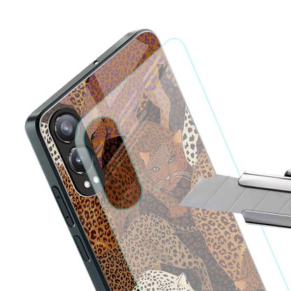 brown beasts back phone cover | glass case for oneplus nord ce 4 lite