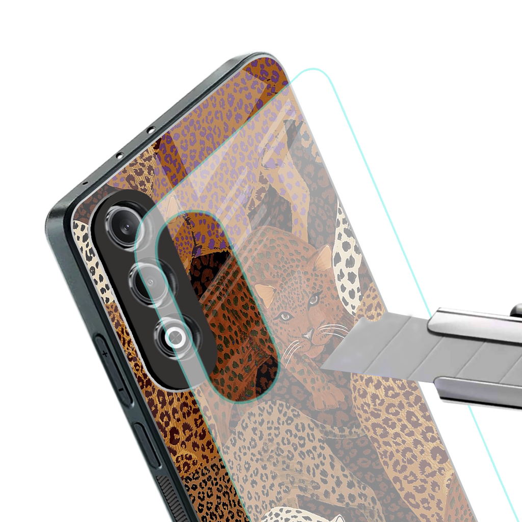 brown beasts back phone cover | glass case for oneplus nord ce 4