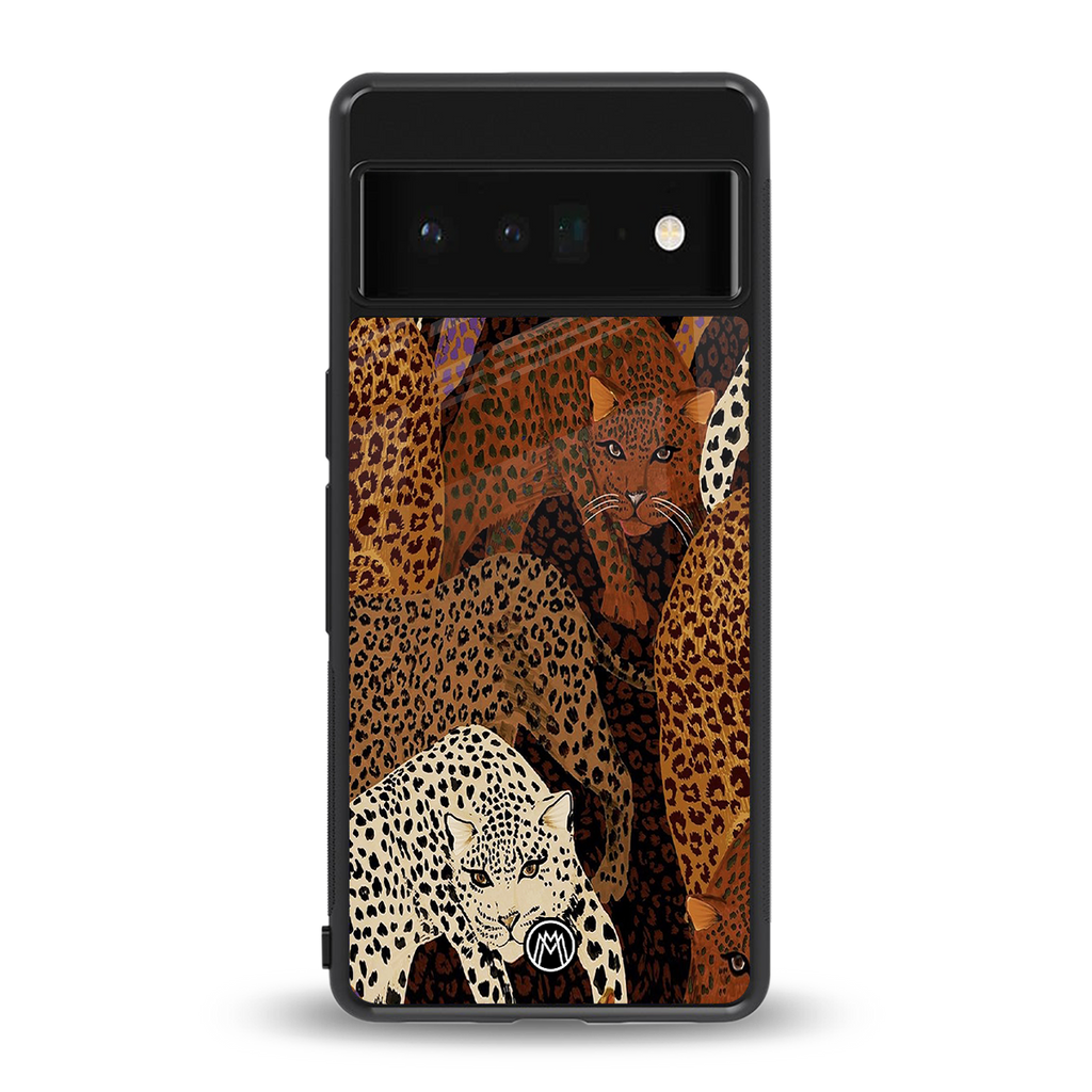 brown beasts back phone cover | glass case for google pixel 6 pro