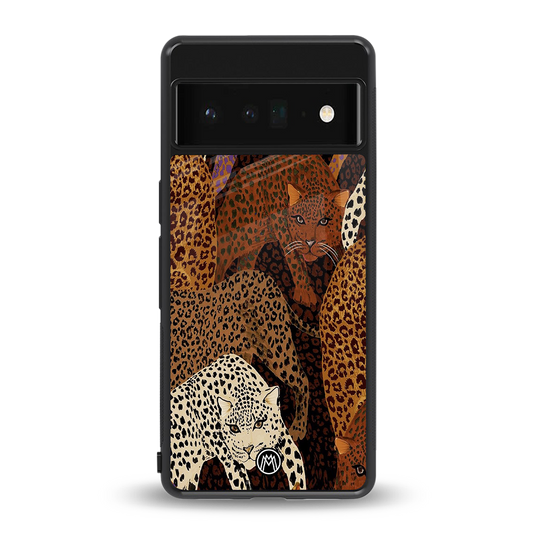 brown beasts back phone cover | glass case for google pixel 6 pro