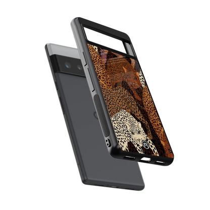 brown beasts back phone cover | glass case for google pixel 6 pro