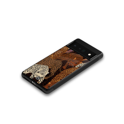 brown beasts back phone cover | glass case for google pixel 6 pro