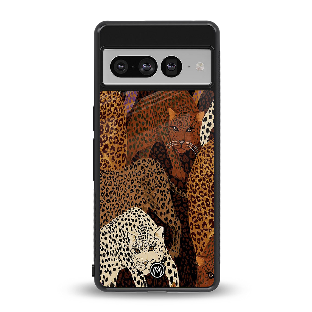 brown beasts back phone cover | glass case for google pixel 7 pro