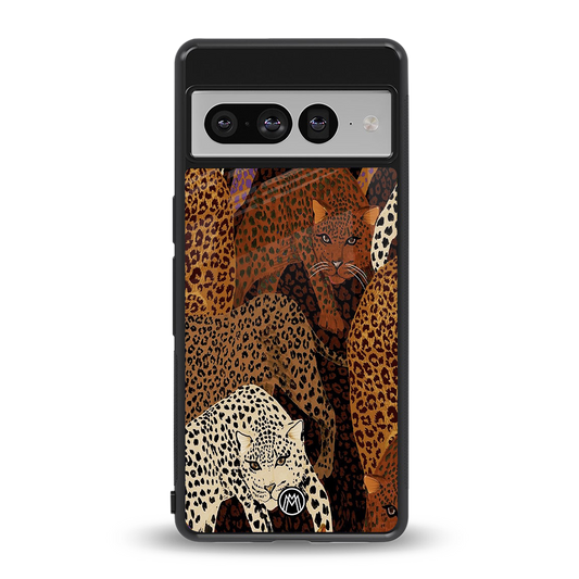brown beasts back phone cover | glass case for google pixel 7 pro