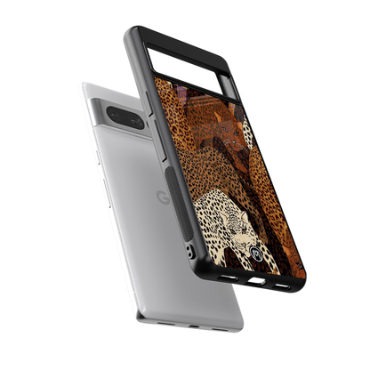 brown beasts back phone cover | glass case for google pixel 7 pro