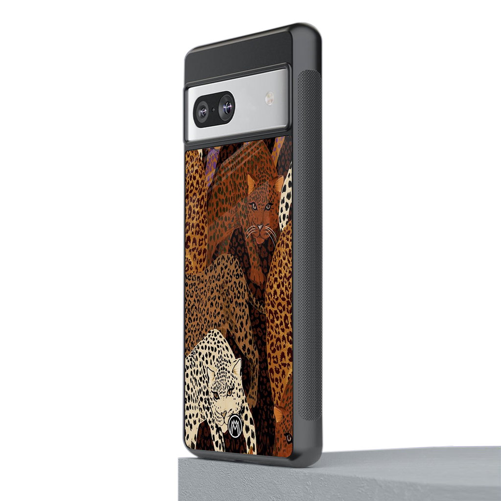 brown beasts back phone cover | glass case for Google Pixel 7