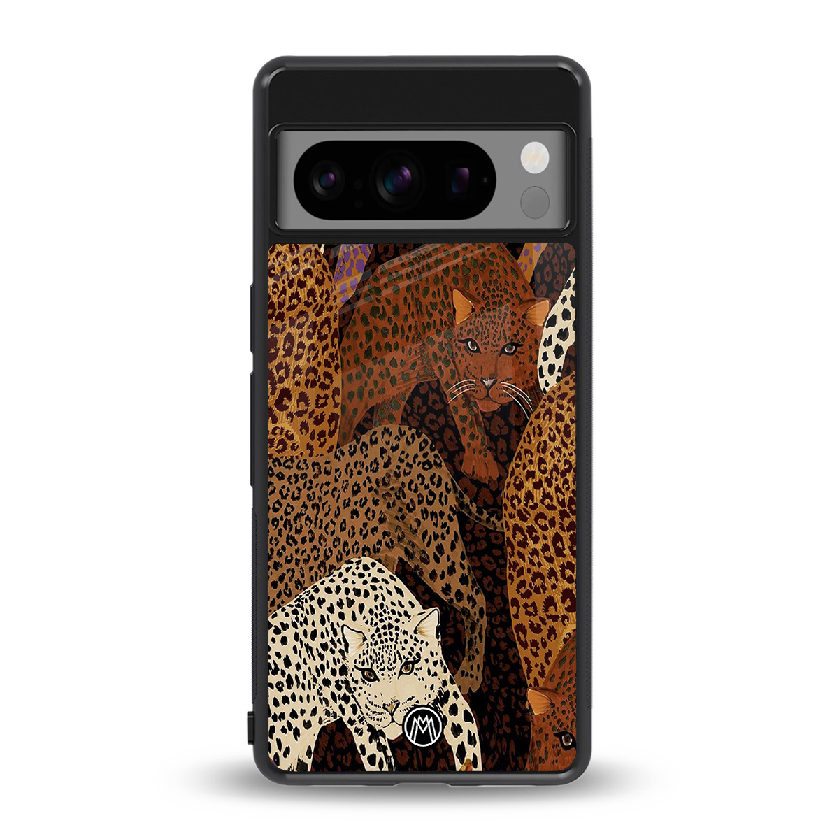 brown beasts back phone cover | glass case for google pixel 8 pro