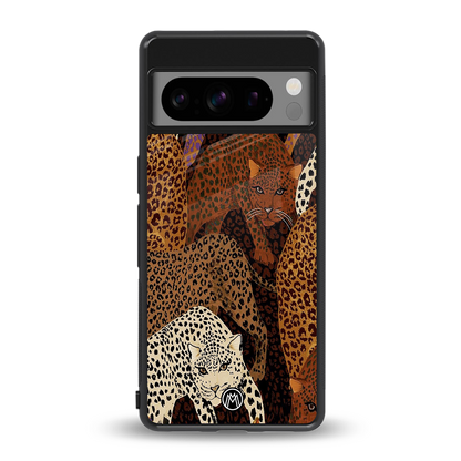 brown beasts back phone cover | glass case for google pixel 8 pro