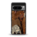 brown beasts back phone cover | glass case for google pixel 8 pro