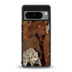 brown beasts back phone cover | glass case for google pixel 8 pro