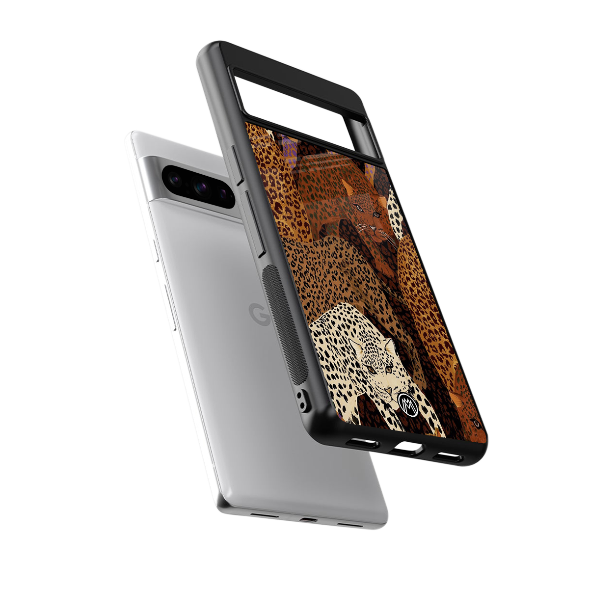 brown beasts back phone cover | glass case for google pixel 8 pro