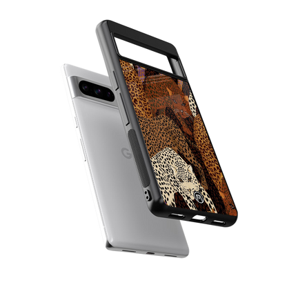 brown beasts back phone cover | glass case for google pixel 8 pro