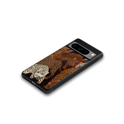 brown beasts back phone cover | glass case for google pixel 8 pro