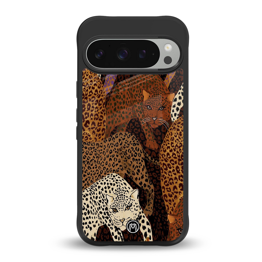 brown beasts back phone cover | glass case for google pixel 9 pro