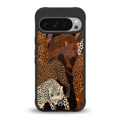 brown beasts back phone cover | glass case for google pixel 9 pro xl