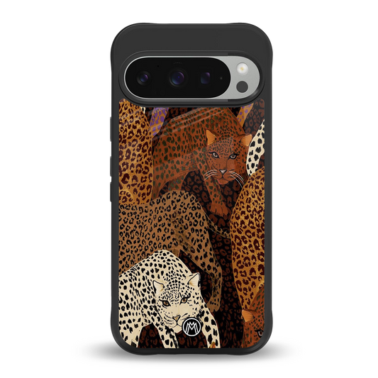 brown beasts back phone cover | glass case for google pixel 9 pro xl