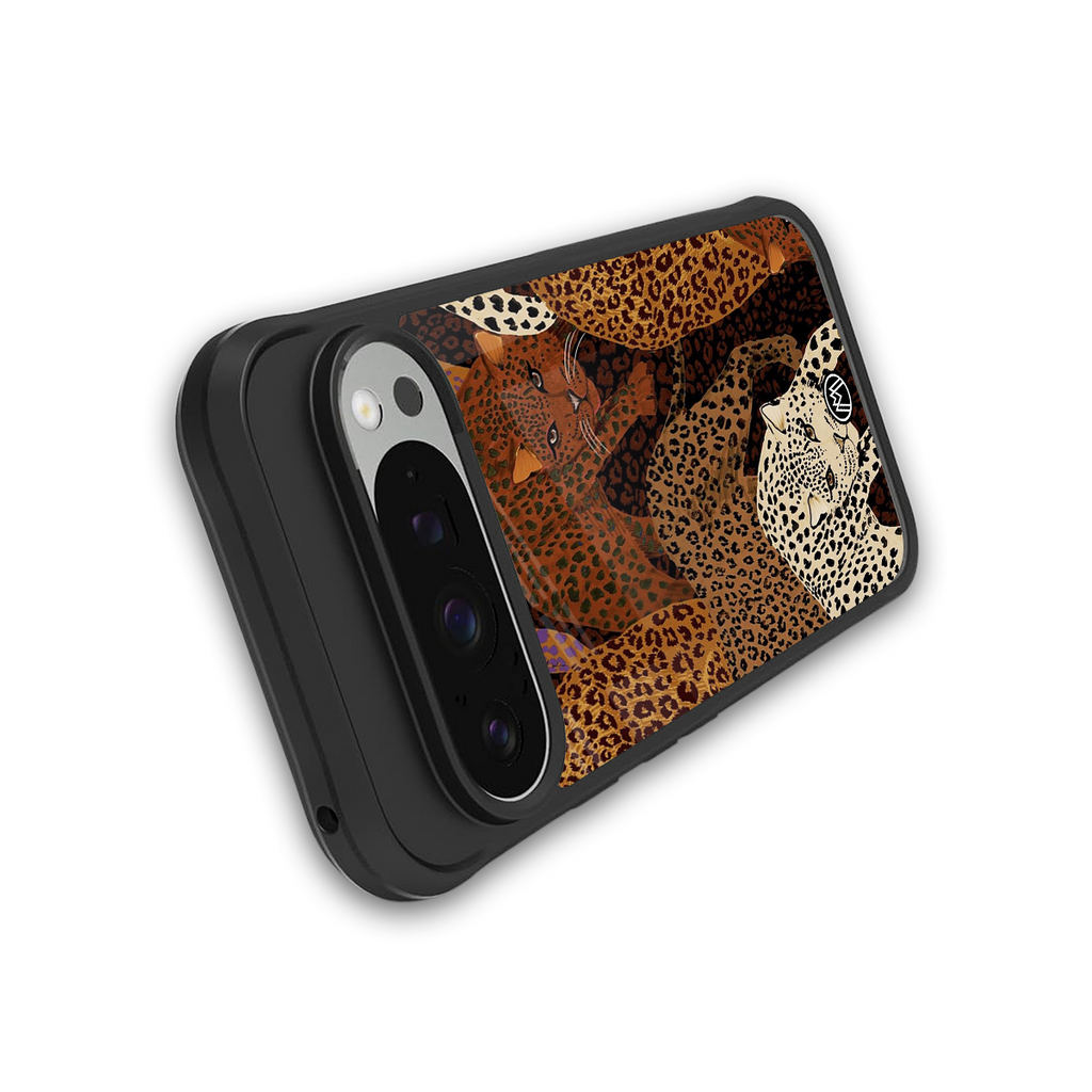 brown beasts back phone cover | glass case for google pixel 9 pro