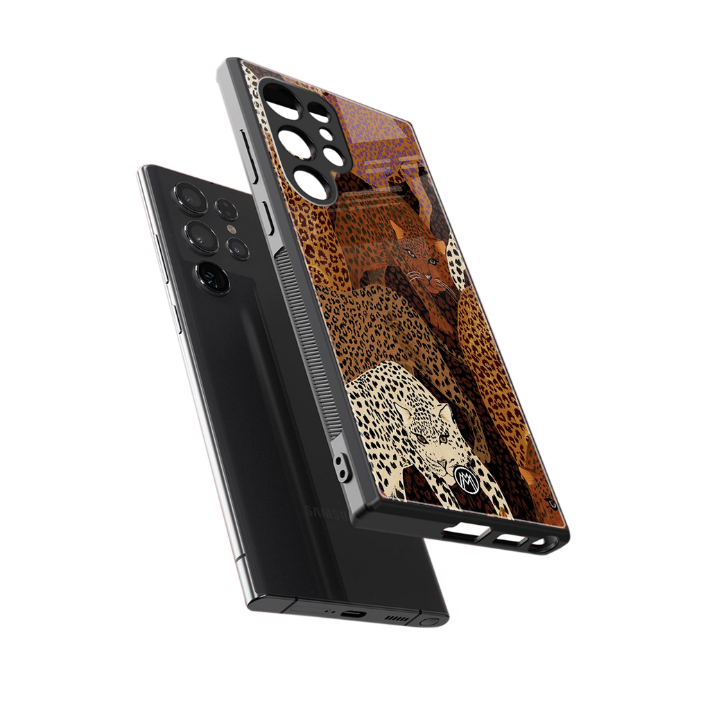 brown beasts back phone cover | glass case for samsung galaxy s23 ultra