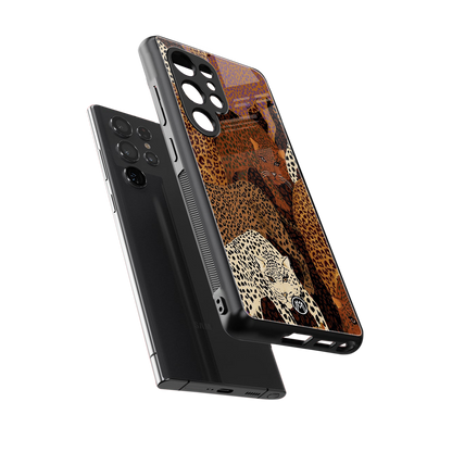 brown beasts back phone cover | glass case for samsung galaxy s25 ultra
