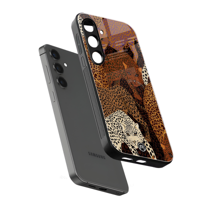 brown beasts back phone cover | glass case for samsung galaxy s24 fe