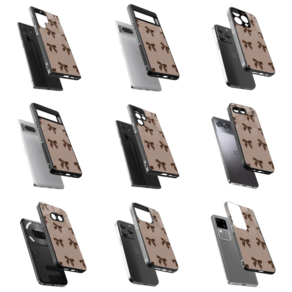 Durable Glass Back Mobile Case for iPhone, Samsung, OnePlus, Google Pixel, Redmi, Vivo, Oppo