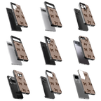 Durable Glass Back Mobile Case for iPhone, Samsung, OnePlus, Google Pixel, Redmi, Vivo, Oppo