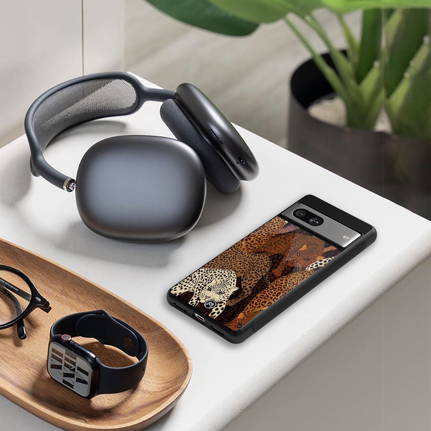 brown beasts back phone cover | glass case for iphone 15 pro