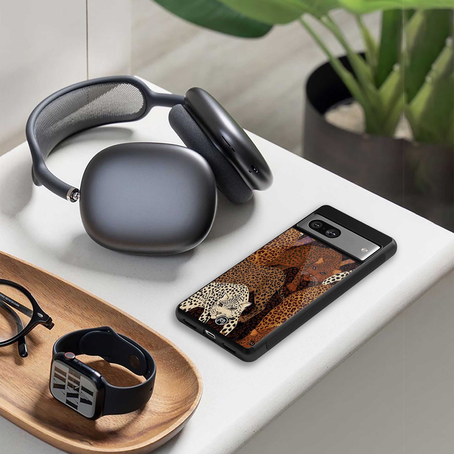 brown beasts back phone cover | glass case for nothing phone 2