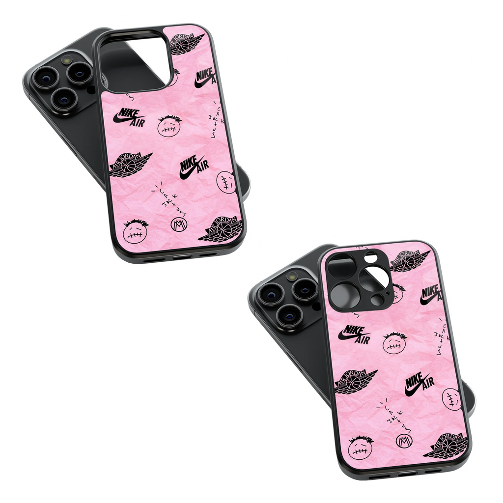 Trendy Glass Back Mobile Case for iPhone, Samsung, Redmi, OnePlus, Google Pixel, Motorola