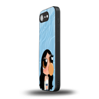 bubbly blue back phone cover | glass case for iphone 16e
