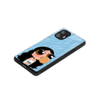 bubbly blue back phone cover | glass case for nothing phone 2